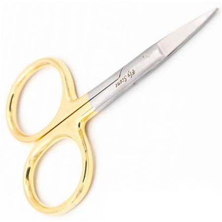 SCHAREN FLY SCENE GOLD PLATED ALL PURPOSE SCISSOR STRAIGHT