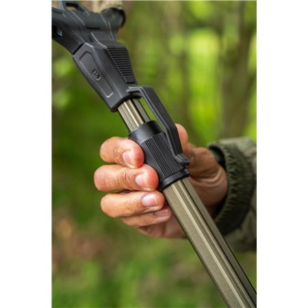 SCHEPNET ZEBCO KHAKI TELESCOPIC LANDING NET