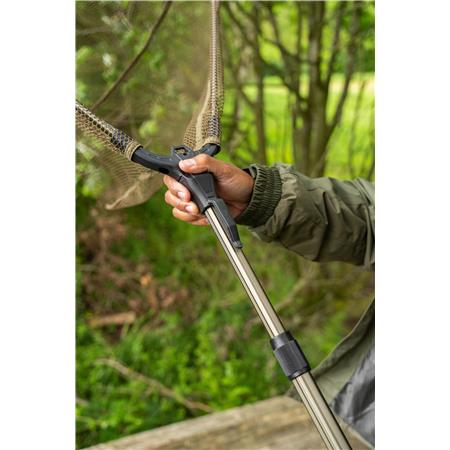 SCHEPNET ZEBCO KHAKI TELESCOPIC LANDING NET