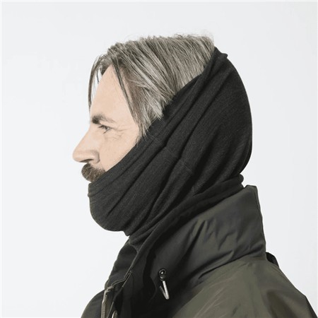 SCHLAUCHSCHAL GEOFF ANDERSON WIZWOOL 150 - SCHWARZ