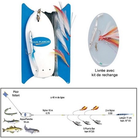 Schleppmontage Für Boot Flashmer Ecoline Multipeche + Ersatzkit