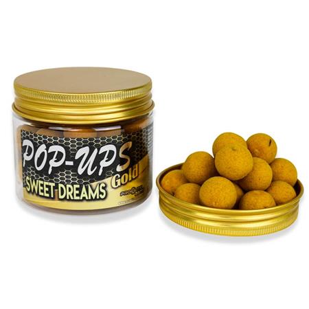 Schwimmende Boilie Pro Elite Baits Gold Natural Pop Ups