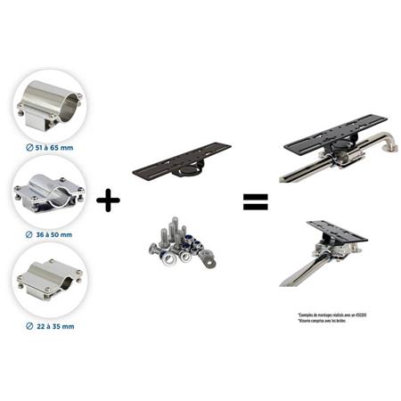 SCREEN MOUNT PACK SEANOX + CLAMP