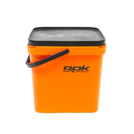 Seau Carre Rok Fishing Square Bucket - 17L - Orange