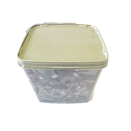 Seau Trakker Camo Square Container Inc Tray - 216114