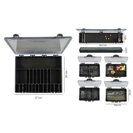 SEME STRATEGY TACKLE BOX SYSTEM COMPLETE (1+5)