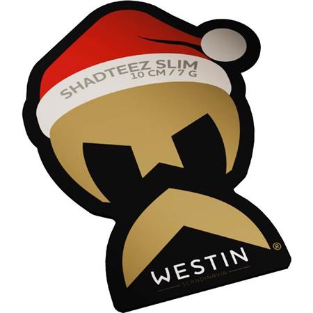 SEÑUELO BLANDO ARMADO WESTIN SHADTEEZ SLIM R 'N R CHRISTMAS EDITION COLOR MISTERIOSO - 10CM
