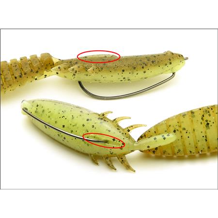 SEÑUELO BLANDO KEITECH PADDLIN' BEAVER - 9CM - PAQUETE DE 7