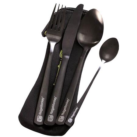 SET ABGEDECKT RIDGE MONKEY DLX CUTLERY SET