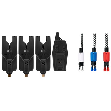 Σετ Ανιχνευτή Τσιμπήματοσ Korum Kri 3 Rod Remote Alarm & Indicator Set