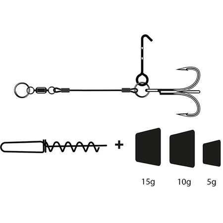 Σετ Αρματωσιάσ Vmc Pike Rig Belly Κοιλιακή