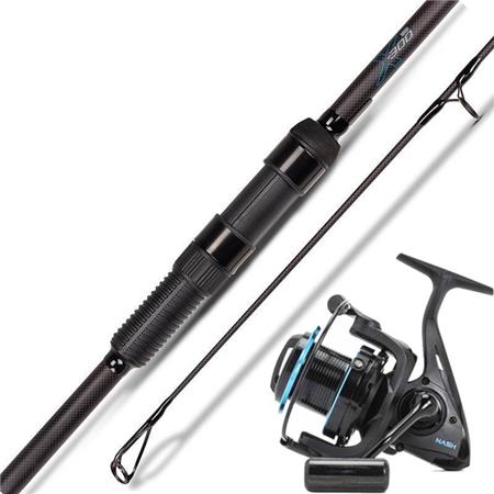 Set Carpa Nash X-Series 12 Pieds 3,25Lbs + Lr 6000