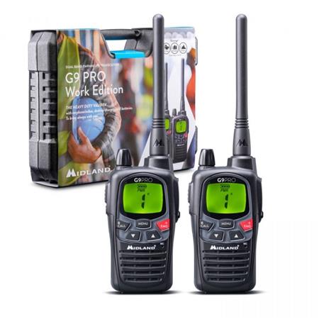 SET DI TALKIE-WALKIE MIDLAND G9 PRO - PACCHETTO DI 2