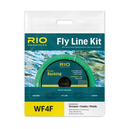 ΣΕΤ FLY LINE + BACKING + LEADER RIO MAINSTREAM KIT