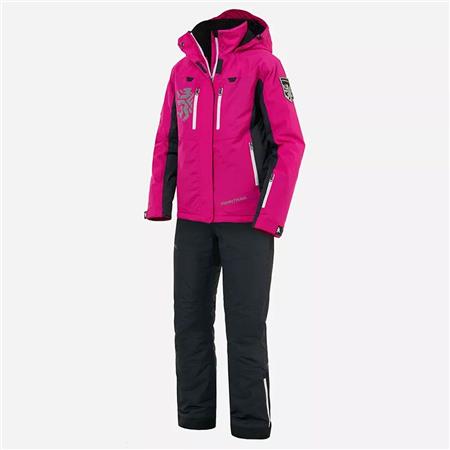 Set Giacca E Salopette Donna Finntrail Atlas W Pink 3460 - Rose/Noir