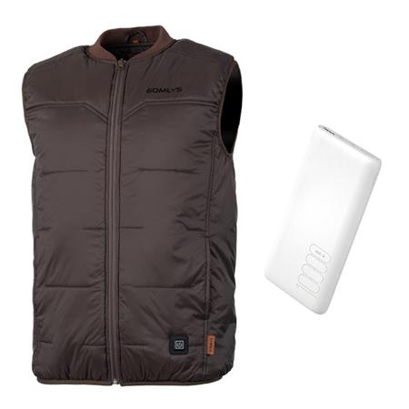 SET GILET RISCALDATO + BATTERIA SOMLYS THERMOSHIELD 217