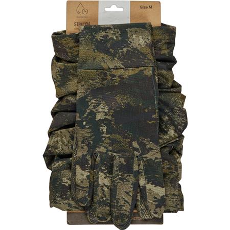Set Gloves And Neck Gaiter Seeland Aero Camo - Invis Mpc Green