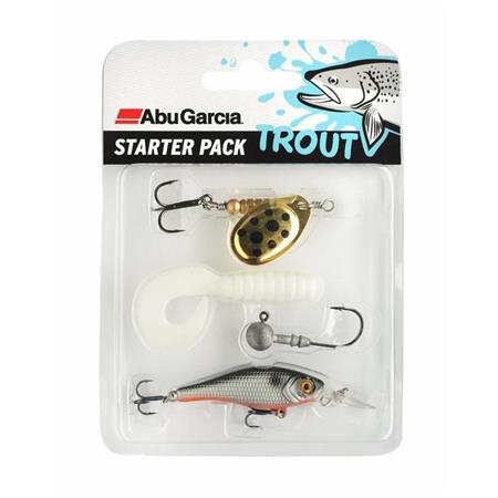 SET GUMMIFISCHE MONTIERT ABU GARCIA STARTERPACK TROUT