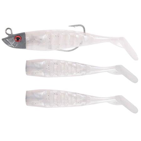 Set Gummifische Montiert Hart Dirty Minnow - 7Cm