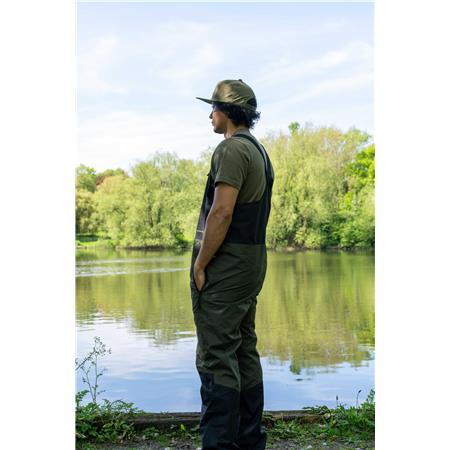 SET JACKE UND LATZHOSE HERREN KORUM NEOTERIC 5X5 WATERPROOF SUIT - KHAKI/SCHWARZ