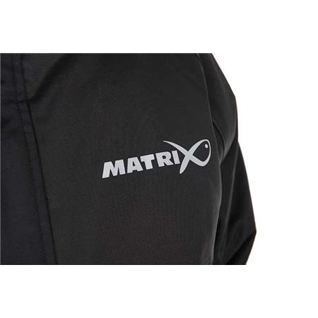 SET JAS EN TUINBROEK VOOR MANNEN - ZWART FOX MATRIX THERMA FOIL WINTER SUIT - NOIR