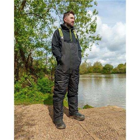 SET JAS EN TUINBROEK VOOR MANNEN - ZWART FOX MATRIX THERMA FOIL WINTER SUIT - NOIR