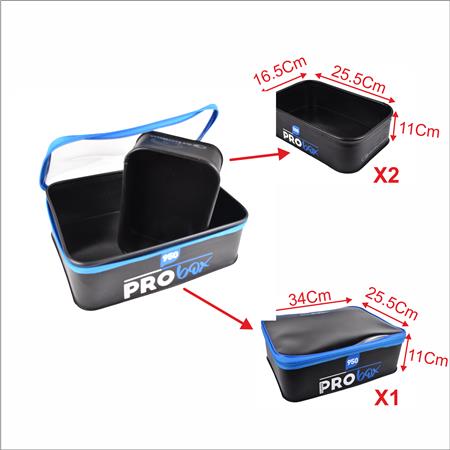 SET KÖDERBEHÄLTER GARBOLINO EVA PRO BOX GROUNBAIT