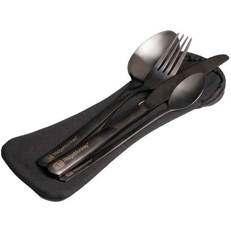 ΣΕΤ ΜΑΧΑΙΡΟΠΊΡΟΥΝΩΝ RIDGE MONKEY DLX CUTLERY SET
