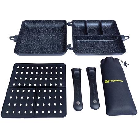 Σετ Μαγειρικών Σκευών Ridge Monkey Connect Combi & Steamer Xxl Granite Edition
