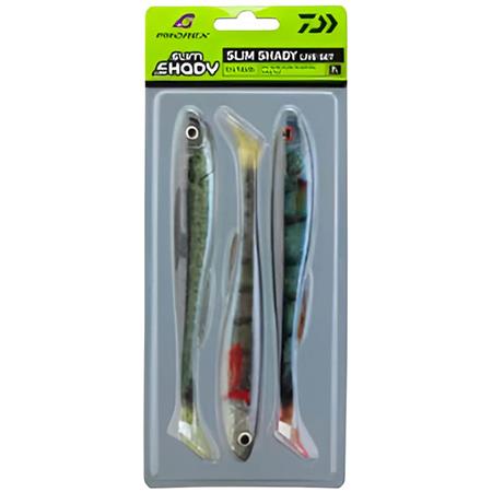 Σετ Μαλακών Δολωμάτων Daiwa Pack Prorex Slim Shady