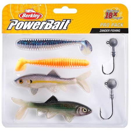 Σετ Μαλακών Τεχνητών Δολωμάτων Berkley Pro Pack Zander
