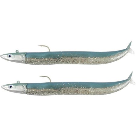 Σετ Μαλακού Δολώματοσ Με Κεφαλή Fiiish Double Combo Crazy Sand Eel 180 #Error!