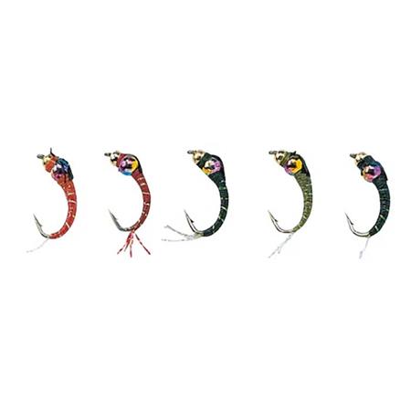 Σετ Με 5 Μύγεσ Stucki Fishing Νύμφη Rainbo Head
