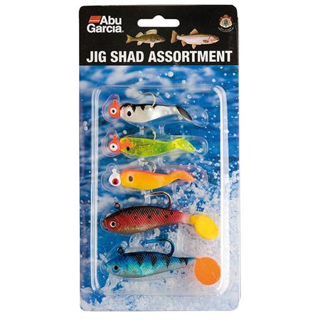Set Med Mjuka Beten Abu Garcia Jig Shad Assortment