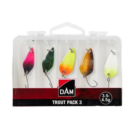 Set Med Vibrerande Skeddrag Dam Trout Pack 3