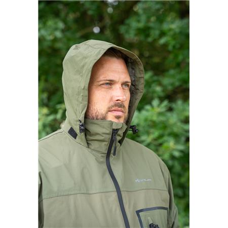 SET MET JAS EN SALOPET VOOR HEREN KORUM SUPERSEAL WATERPROOF - KAKI