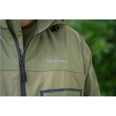 SET MET JAS EN SALOPET VOOR HEREN KORUM SUPERSEAL WATERPROOF - KAKI