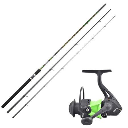 Set + Mulinello Safari Trout Spin 101Fd Garbolino Safari Trout Lake + Moulinet Safari Trout Spin 101Fd