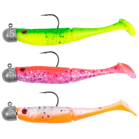 Σετ Οπλισμένου Μαλακού Δολώματοσ Zebco Pack Demonic Power Shads - 7.5Cm - Paketo 3