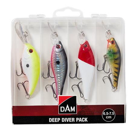 Σετ Πλωτών Τεχνητών Δολωμάτων Dam Pack Deep Diver