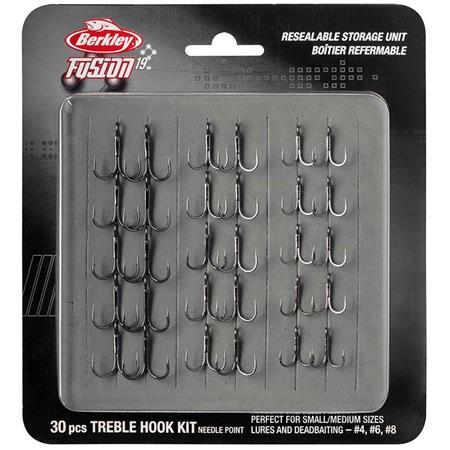 Σετ Τριπλών Αγκιστριών Berkley Fusion19 Small Treble Kit