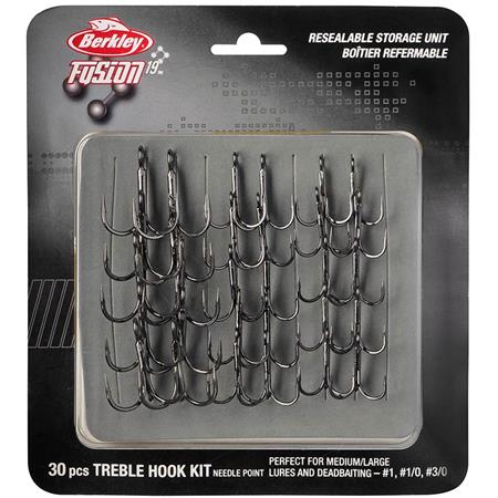 Σετ Τριπλών Αγκιστρών Berkley Fusion19 Big Treble Kit
