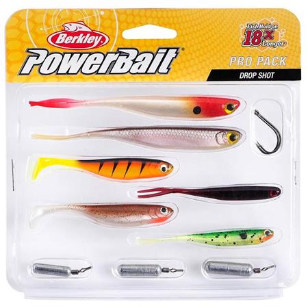 Set Weicher Köder Berkley Pro Pack Drop Shot