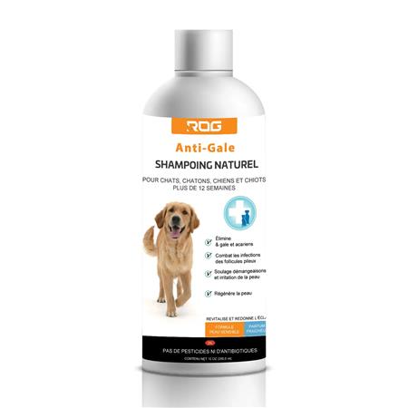 Shampoo Naturale Anti-Rogna Per Cane Rog Anti-Mange Pour Chien