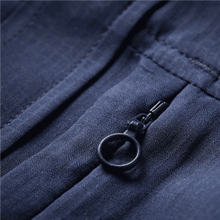 SHIRT VOOR HEREN MET LANGE MOUWEN GEOFF ANDERSON EZMAR LIGHT L/S - BLAUW