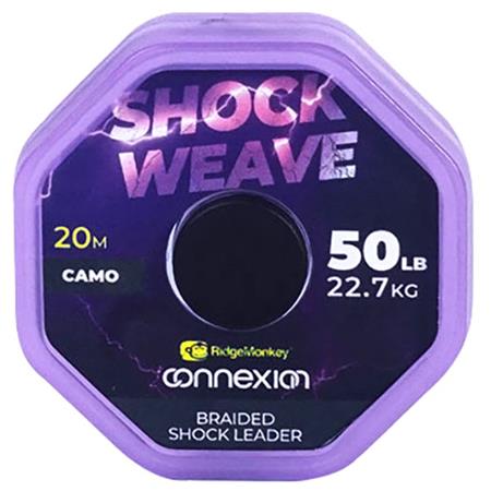 Shock Leader - 20M Ridge Monkey Connexion Shock Weave Braided Shock Leader - 20M