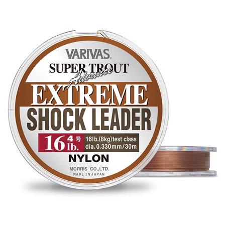 SHOCK LEADER - 30M VARIVAS EXTREME SHOCK LEADER NYLON