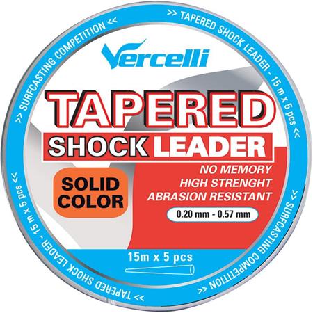 Shock Leader Vercelli Tapered Shock Leader Orange Solide 15M X 10