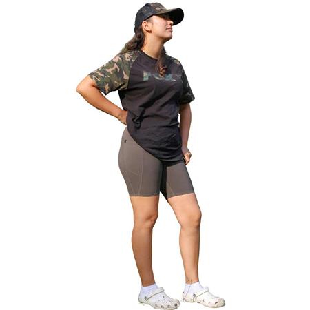 SHORT FEMME FOX WOMEN’S CLOTHING SHORT LEGGINGS - GRIS