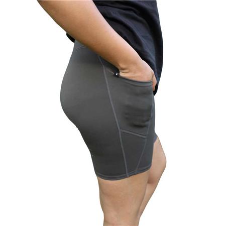 SHORT FEMME FOX WOMEN’S CLOTHING SHORT LEGGINGS - GRIS